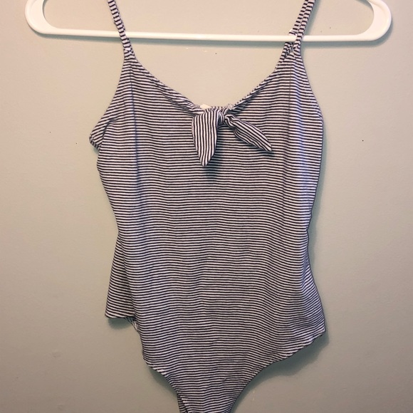Garage Striped Body Suit - Picture 2 of 2